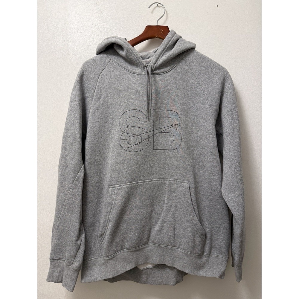 Nike SB Skateboarding Gray Hoodie Men's Large Pullover Skate Y2K